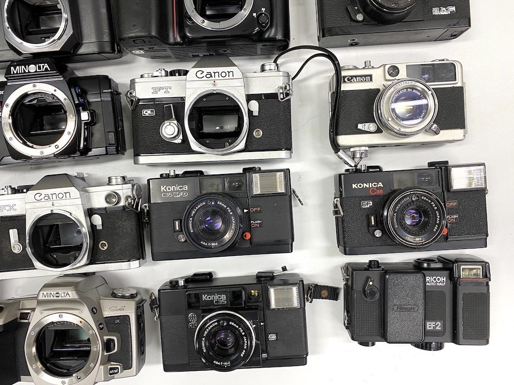 [同梱不可]【20点】Nikon Canon他 一眼 コンパクト 二眼レフ ポラロイド ジャンク品 部品取り用 まとめ売りの画像5