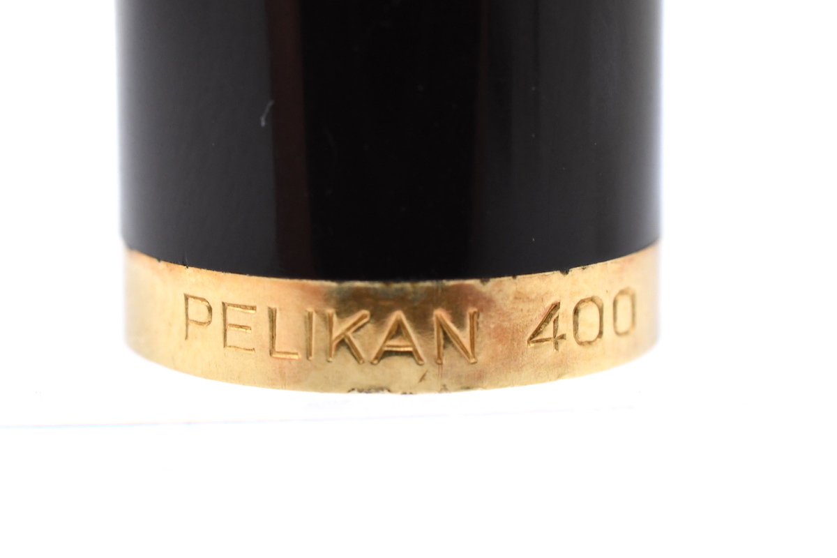 PELIKAN 400 14C-585 ペリカン 吸入式 ブラック 万年筆 筆記用具 ■24323の画像7