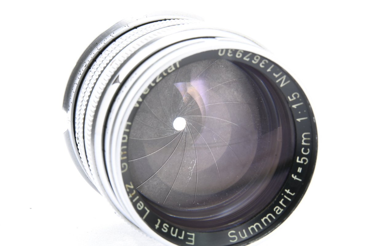 Leica Summarit 5cm F1.5 M mount Leica z Mali to standard single burnt point lens range finder for exchange lens 