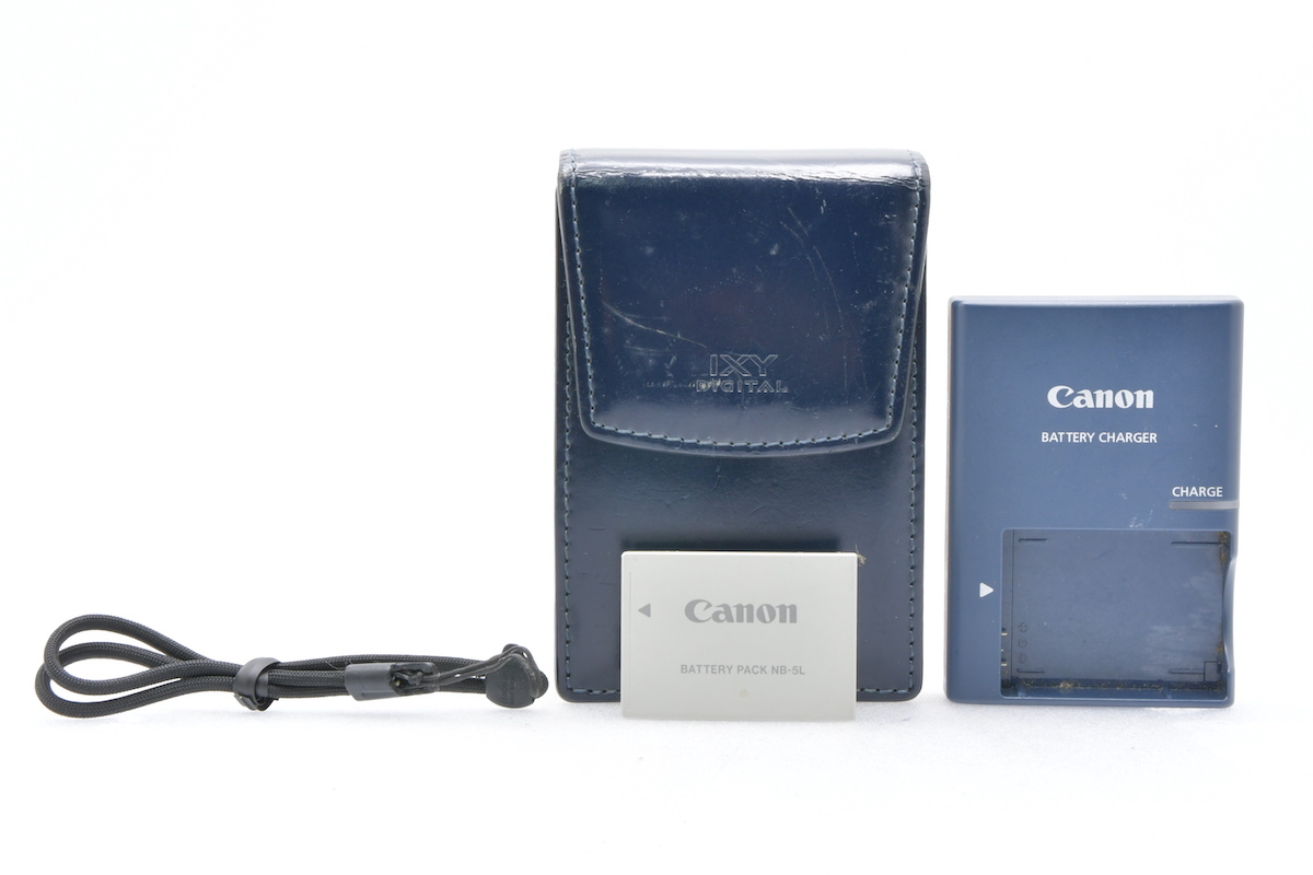 Canon IXY DIGITAL 910 IS PC1249 キヤノン コンパクトデジタルカメラ 充電器 ケース付の画像10