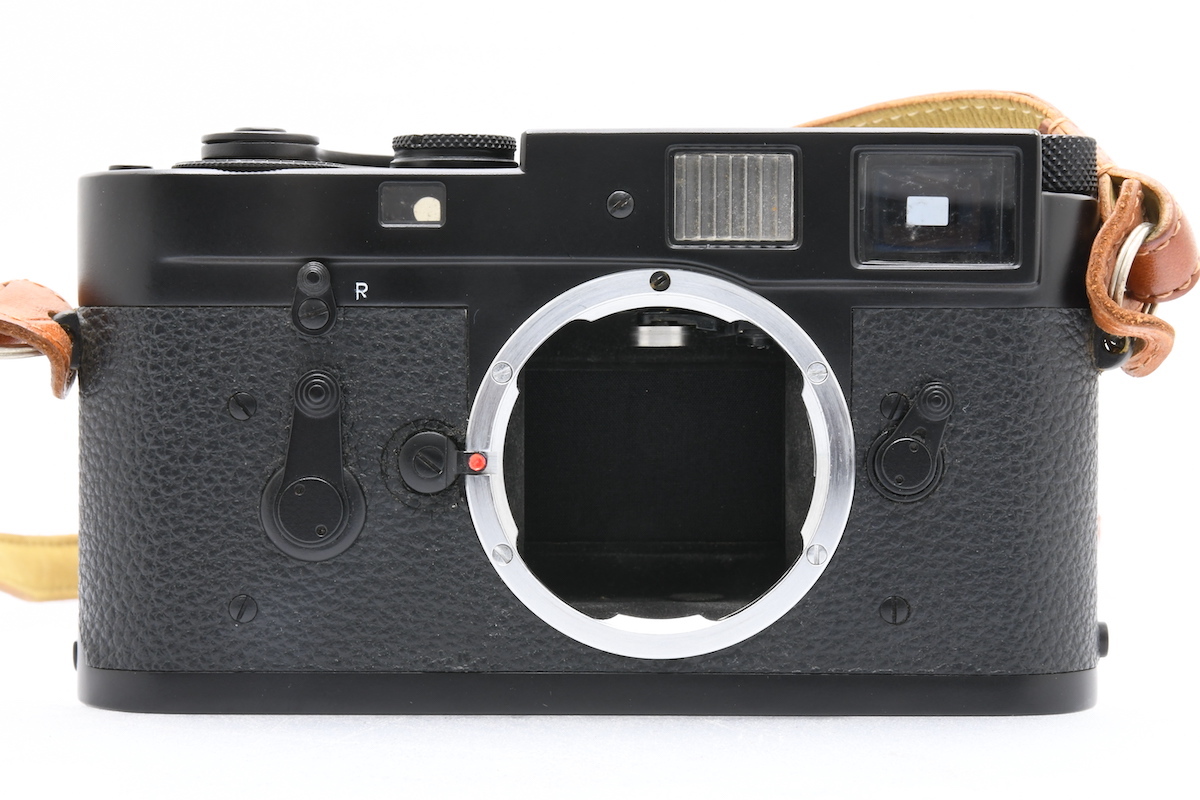 Leica M2 後塗りブラック 後期 ボディ + L39-M ライカ レンジファインダー フィルムカメラ マウントアダプター付 ■24491_画像1