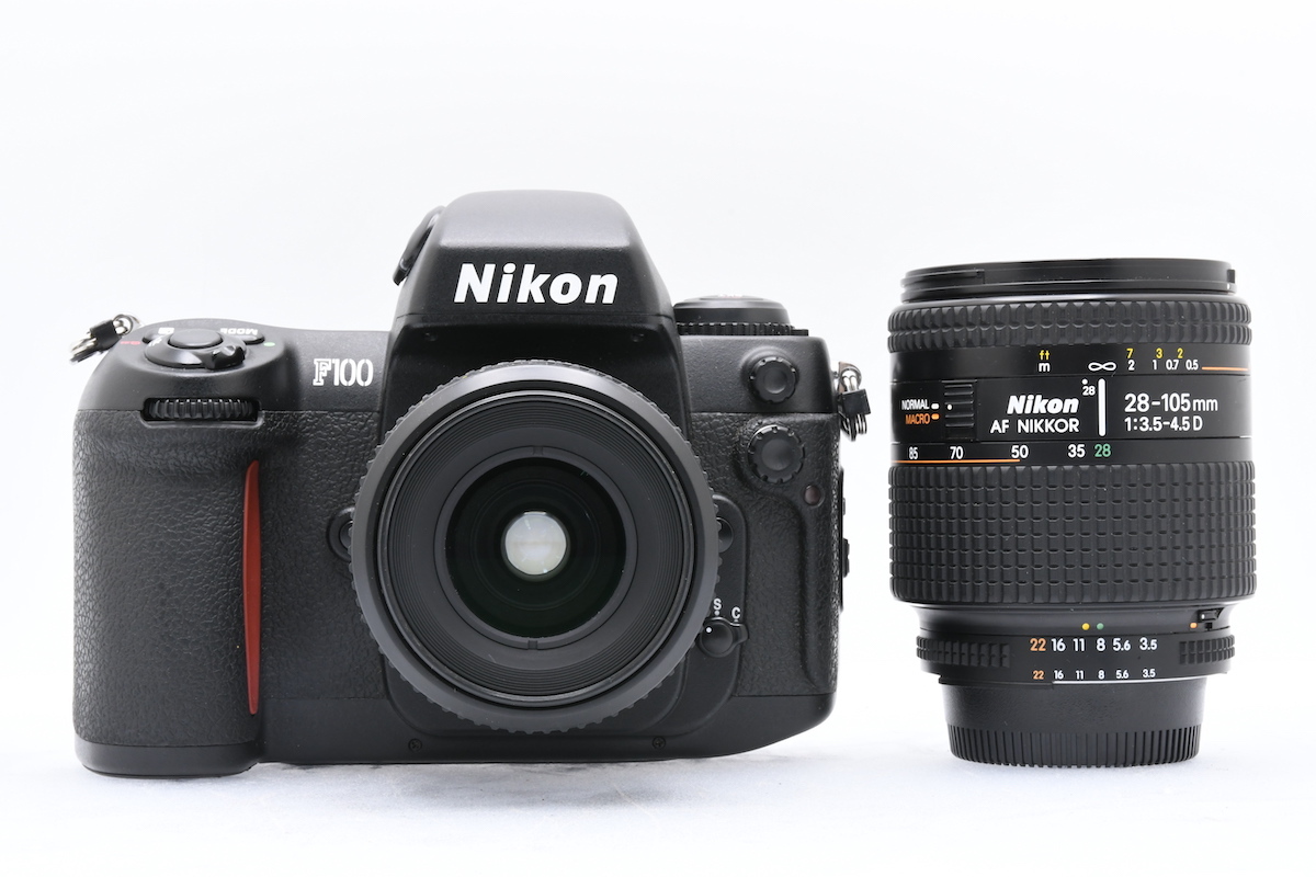 Nikon F100 + 35-80mm F4-5.6D + 28-105mm F3.5-4.5D ニコン 一眼レフ ズームレンズ_画像1