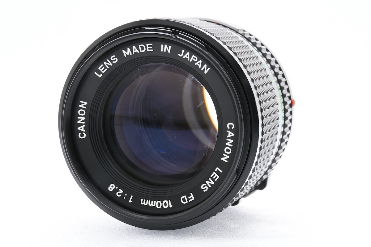 Canon LENS NEW FD 100mm F2.8 FDマウント キヤノン 中望遠 単焦点 MF一眼用交換レンズ_画像1