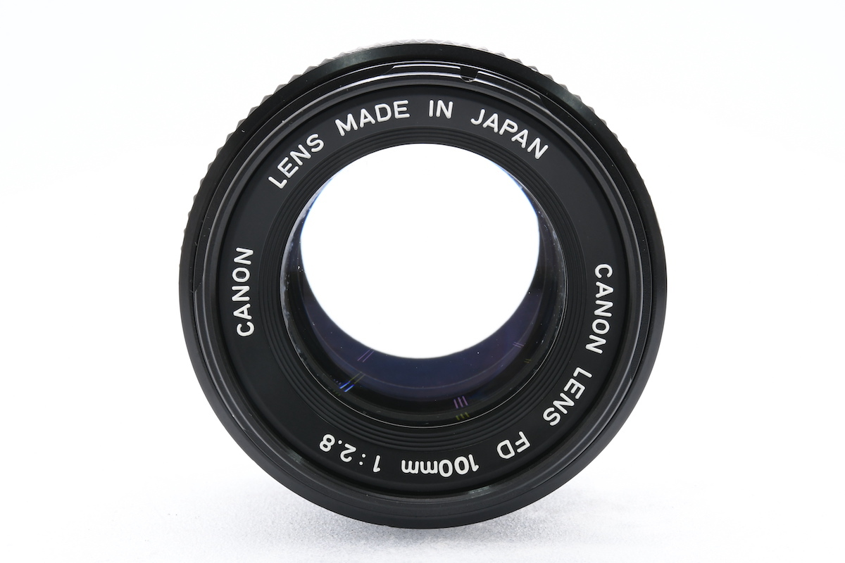 Canon LENS NEW FD 100mm F2.8 FDマウント キヤノン 中望遠 単焦点 MF一眼用交換レンズ_画像2