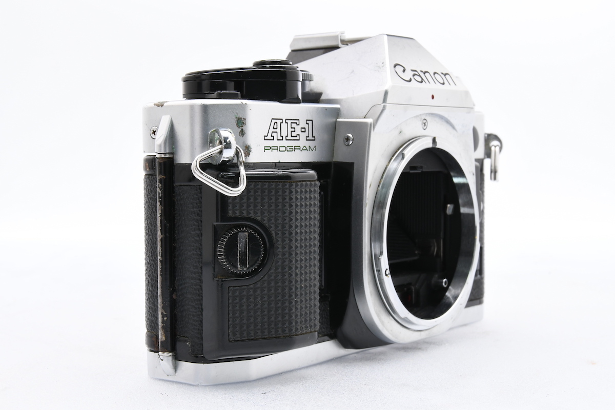 Canon AE-1 PROGRAM シルバー + NEW FD 50mm F1.8 キヤノン MF一眼レフ 標準 単焦点レンズ_画像7