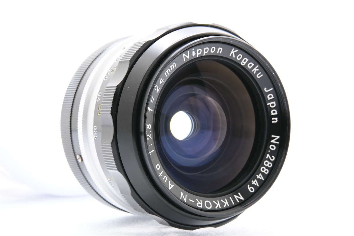 Nikon 非Ai NIKKOR-N Auto 24mm F2.8 Fマウント ニコン 広角 単焦点 MF一眼用交換レンズ_画像3