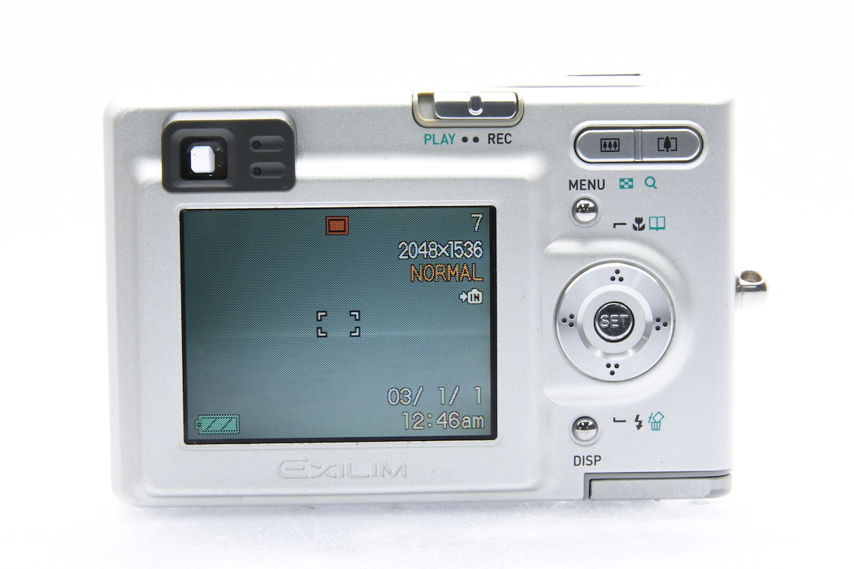 CASIO EXILIM EX-Z3 / 5.8mm-17.4mm シルバー カシオ デジタルコンパクトカメラ_画像2
