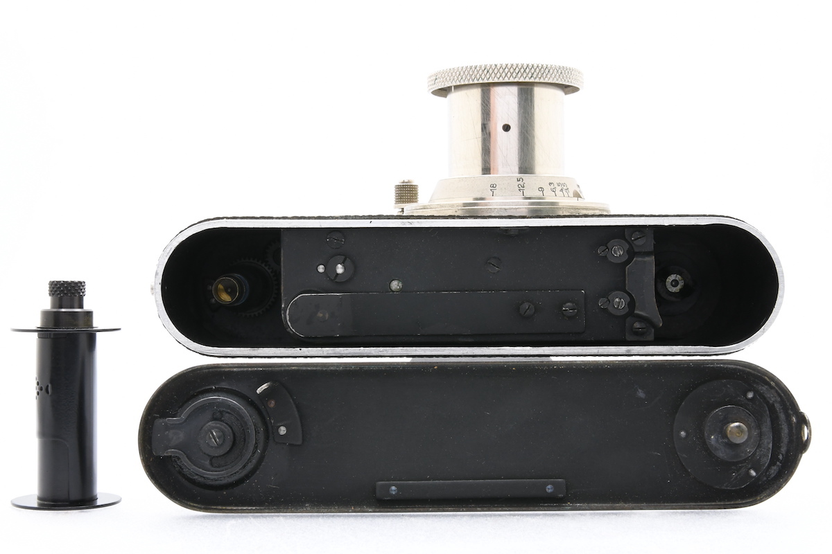 LEICA DII + Elmar 50mm F3.5 ライカ レンジファインダー バルナック エルマー D2 フィルムカメラ 標準レンズ ■24733_画像3