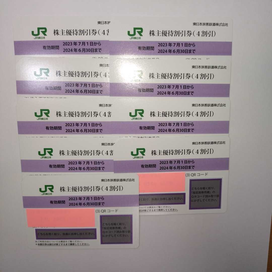 番号通知可 JR東日本株主優待券 1-9枚 即決2350円 2枚以上送料無料_画像2