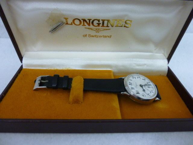 [M40685]LONGINES Longines ручной завод наручные часы smoseko кожа ремень 