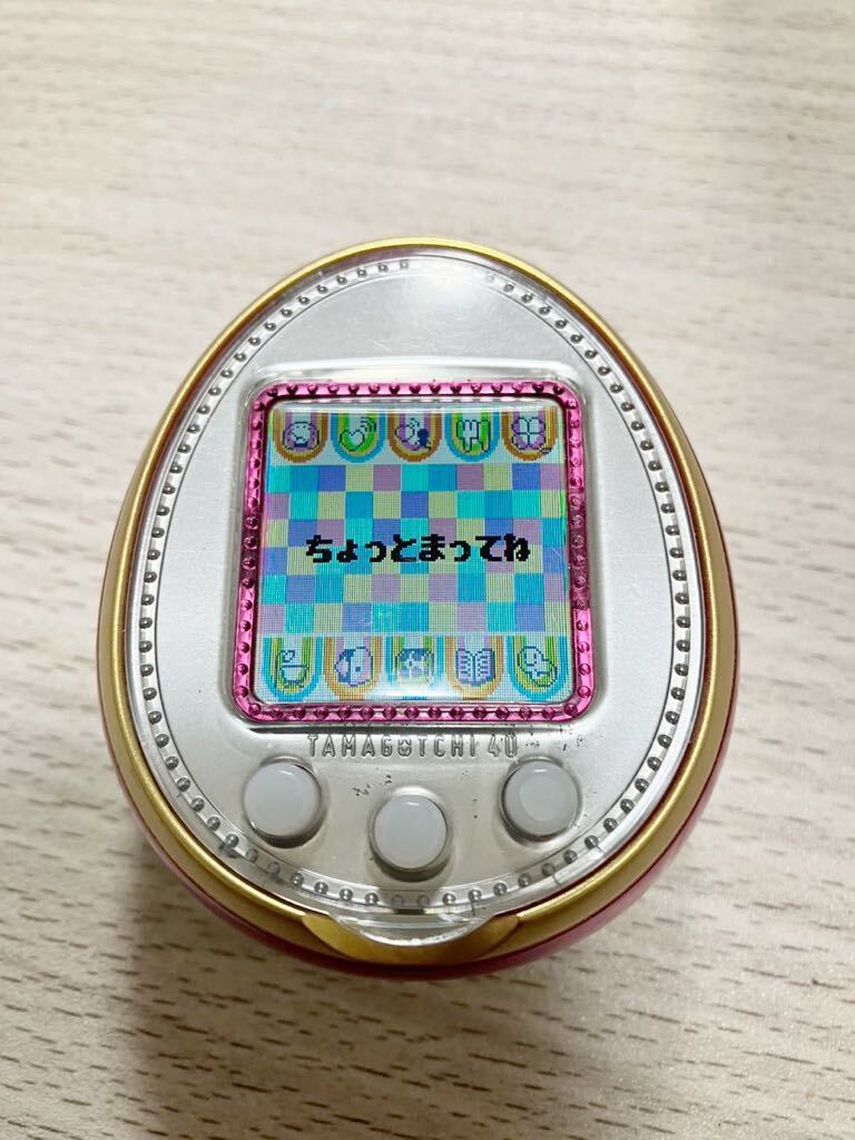 通電のみ確認【たまごっち4U】BANDAI バンダイ Tamagotchi 中古 ピンク _画像2