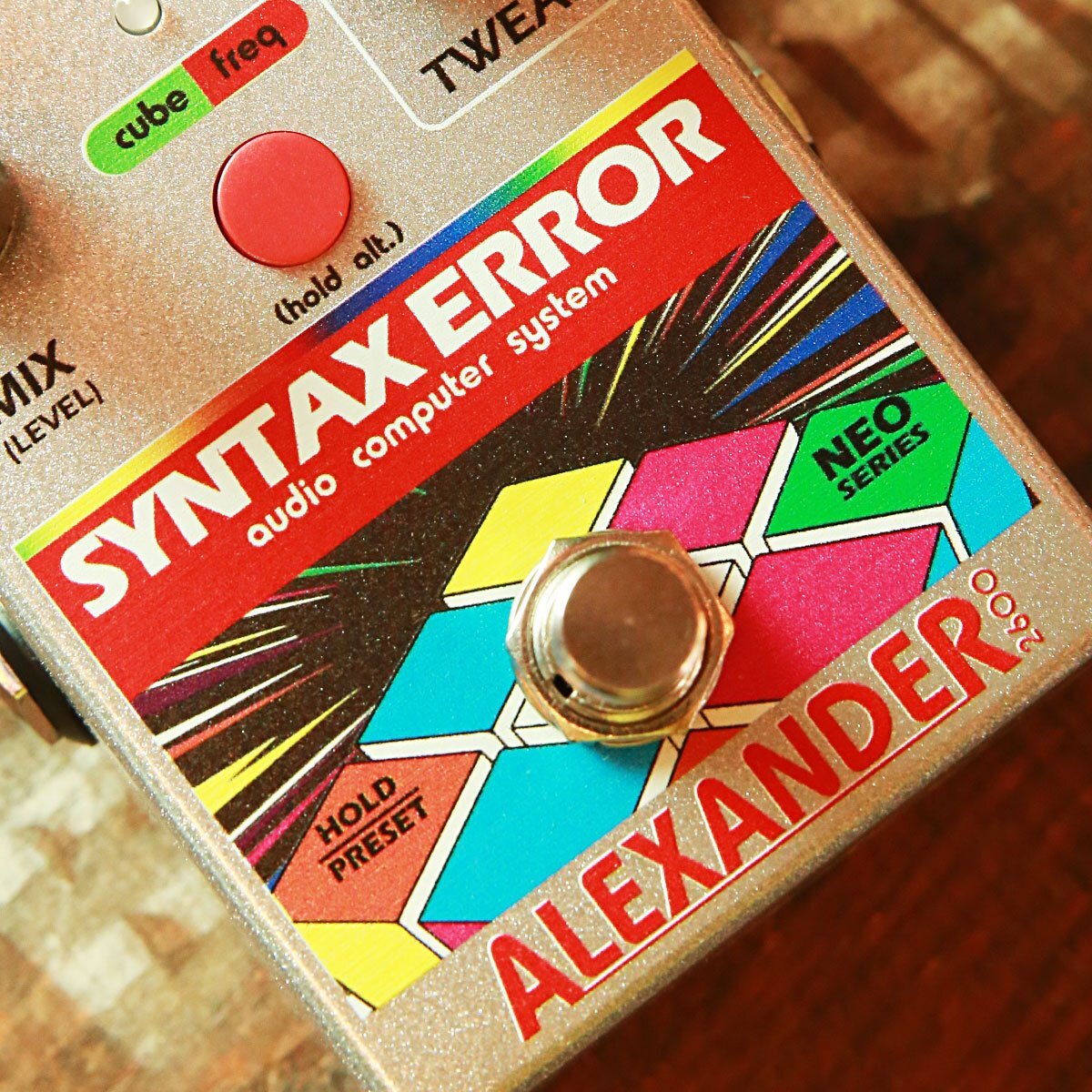 送料無料 Alexander Pedals アレクサンダーペダルズ Syntax Error シンタックス エラー モジュレーション エフェクター 検品済出荷_画像8