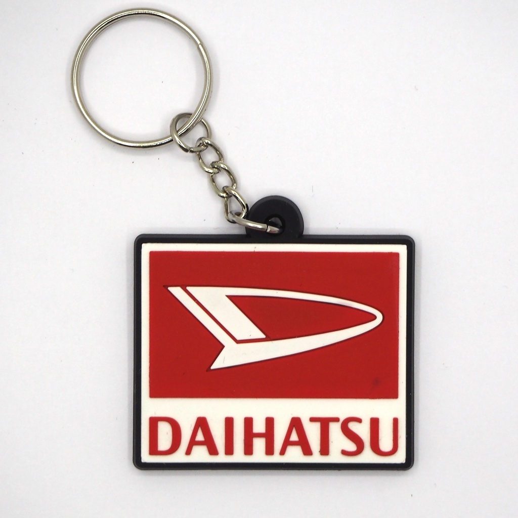 【送料無料】DAIHATSU(ダイハツ) 　ラバー製キーホルダー　横5cm×縦4m　③_画像1