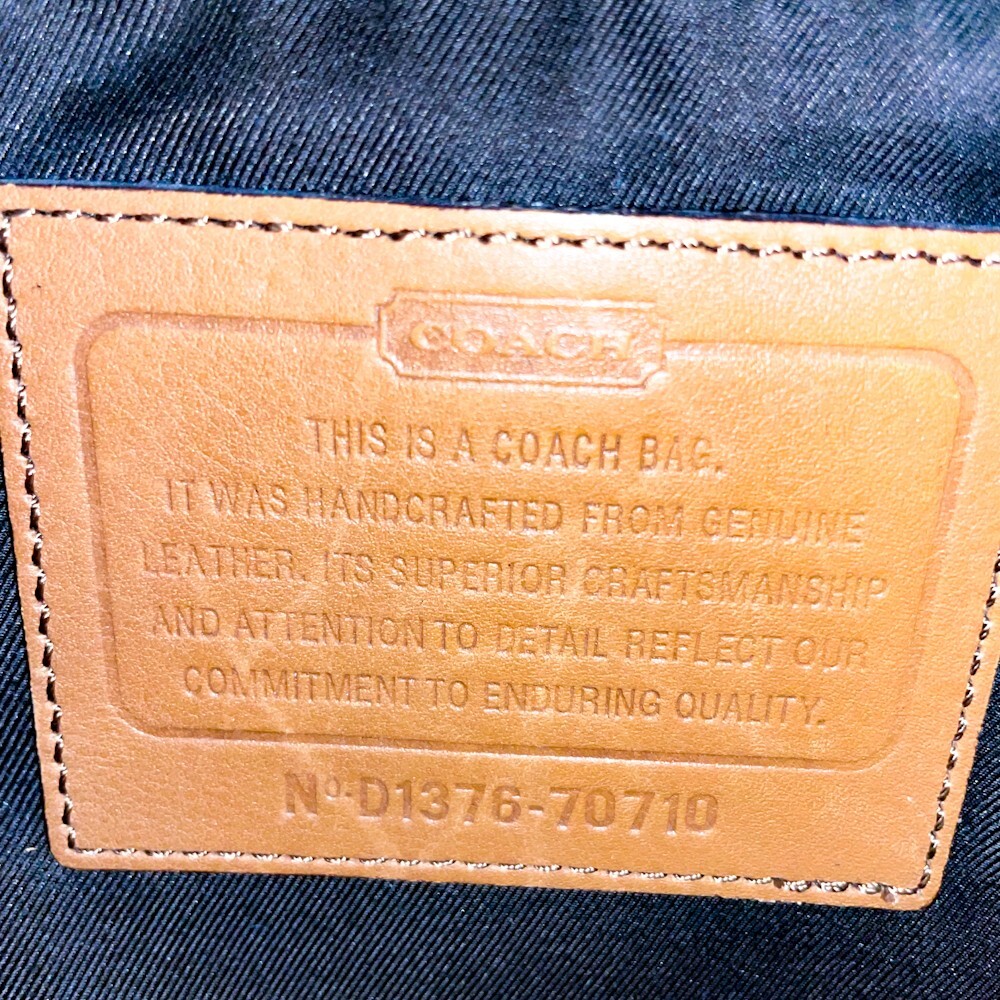 1 иен # очень красивый товар #COACH Coach Logo сумка "почтальонка" плечо корпус большая сумка бизнес большая вместимость A4 женский мужской кожа бежевый 