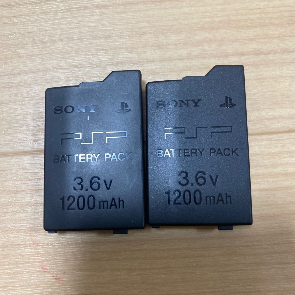 PSPバッテリー PSP SONY PSP-S110 バッテリーパック PSP-2000 PSP-3000 中古 2個 セット_画像1