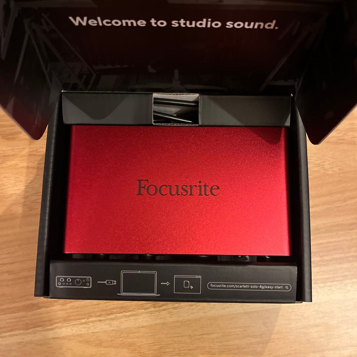 【極美品】Focusrite フォーカスライト オーディオインターフェース Scarlett Solo (4th Gen) 