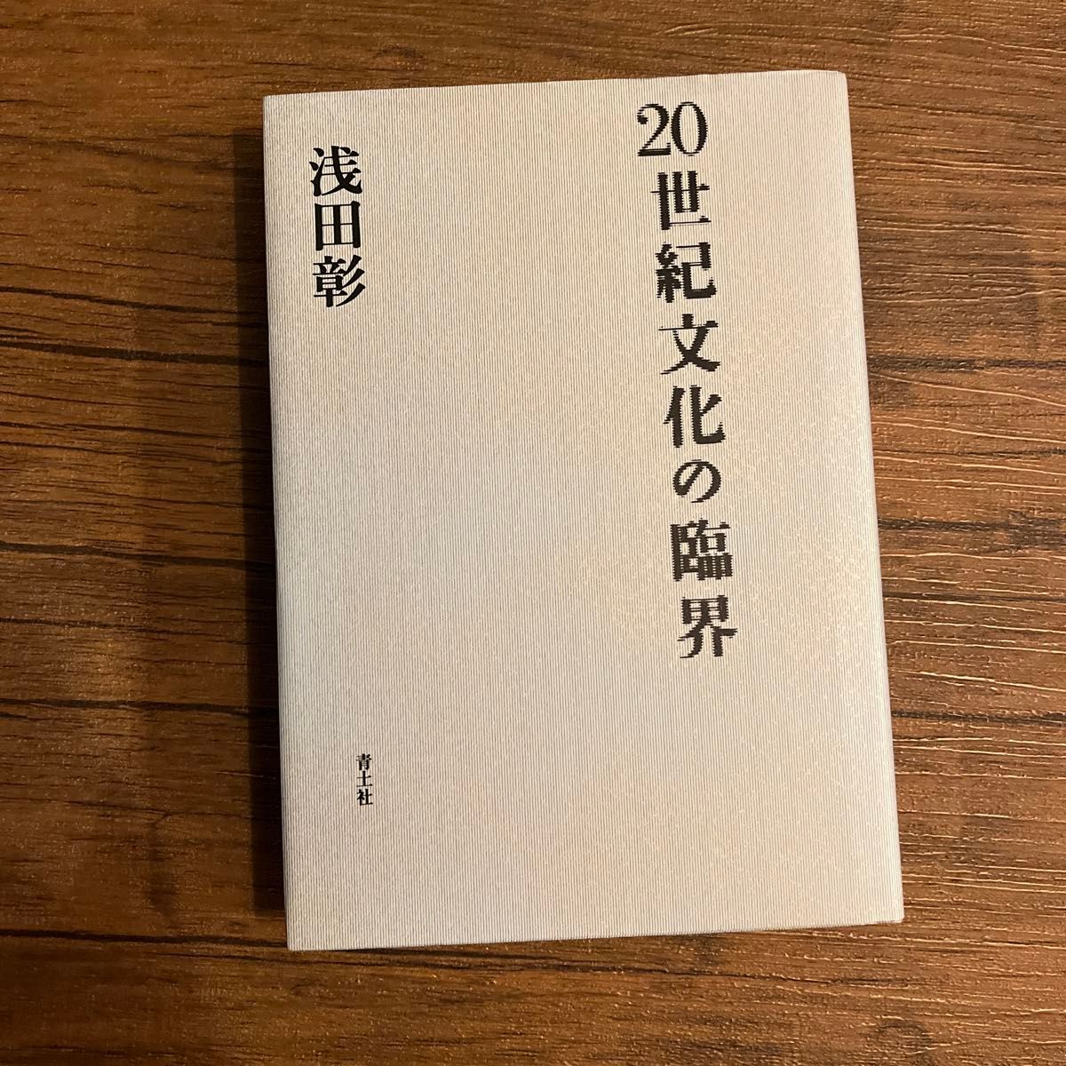 ２０世紀文化の臨界／浅田彰 (著者)