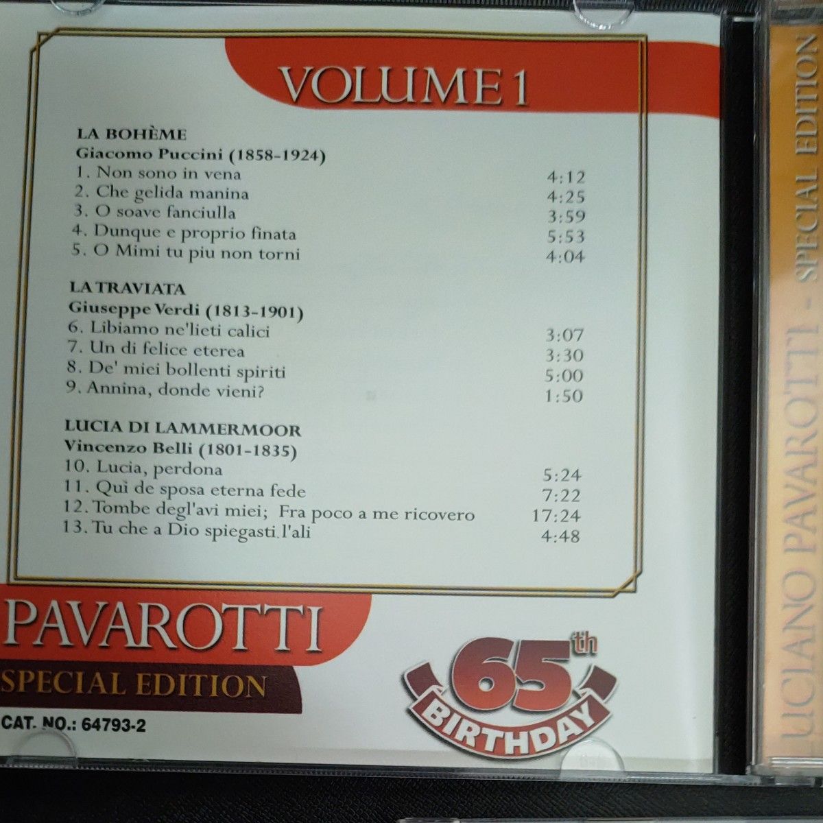 パバロッティ　CD３枚組　スペシャル盤