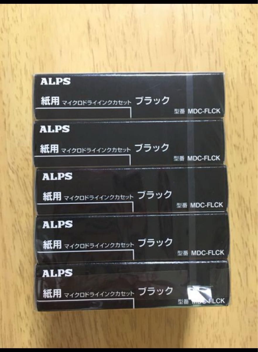 ALPS マイクロドライインクカセット　ブラック　MDC-FLCK