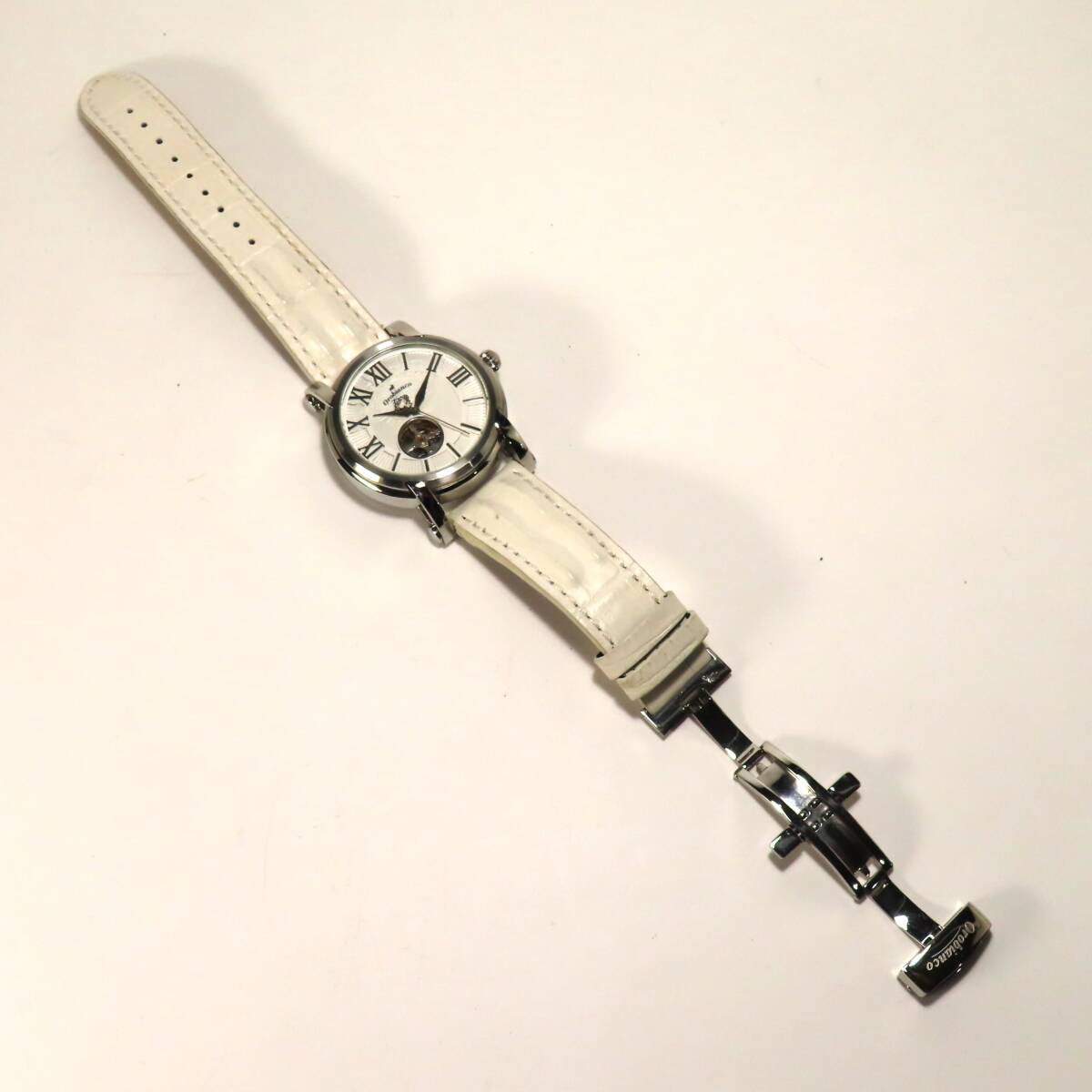 美品 稼働品 Orobianco NOBILE オロビアンコ ノービレ 自動巻き オートマチック 腕時計 OR-0005 純正レザーバンド