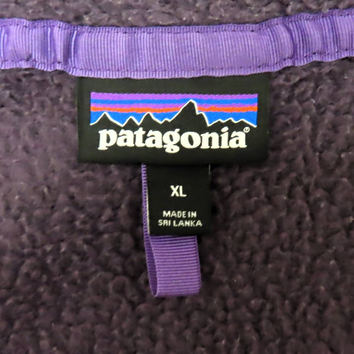 patagonia パタゴニア フリース ジャケット サイズ XL メンズ パープル系_画像5