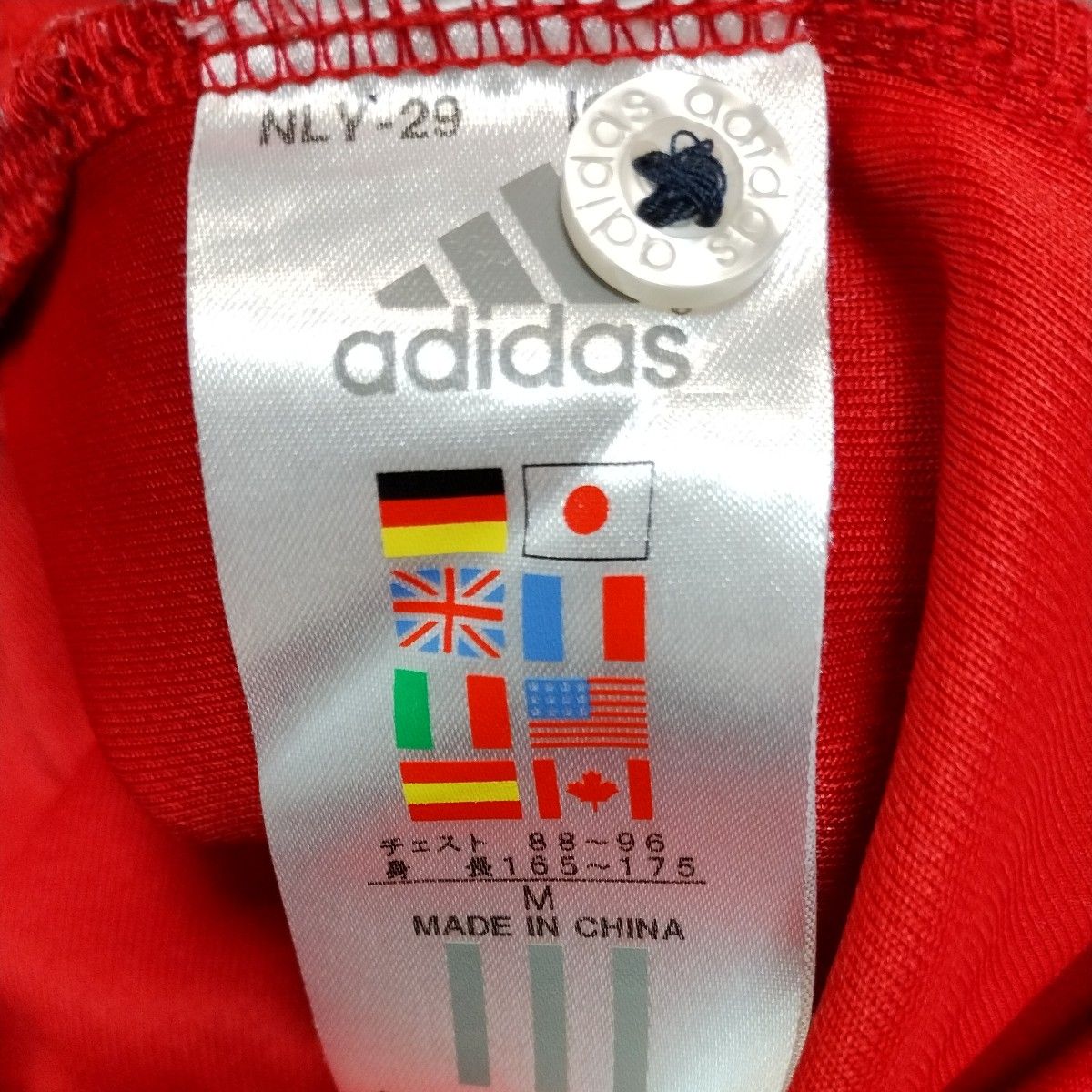 アディダス 半袖ポロシャツM-L　レッド　ゴルフ等スポーツ〜ビジネスカジュアル/タウンに　テーラーメイドゴルフ adidas刺繍