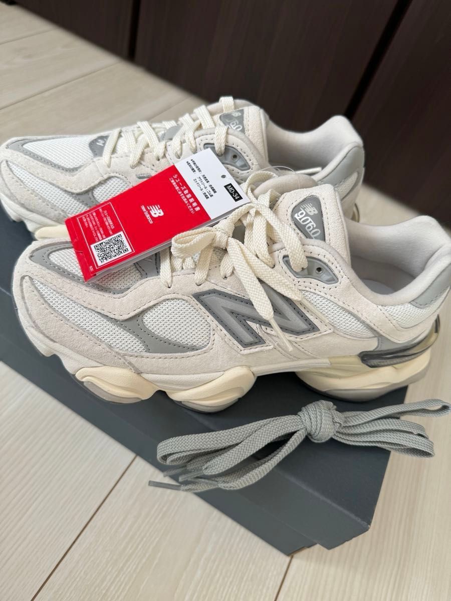 新品　ニューバランス　NewBalance 90/60 ECA ホワイト　24.5