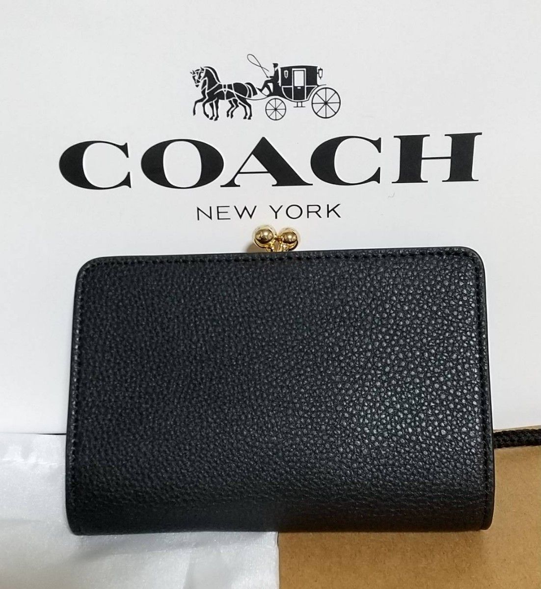 COACH 二つ折り財布 がま口 財布