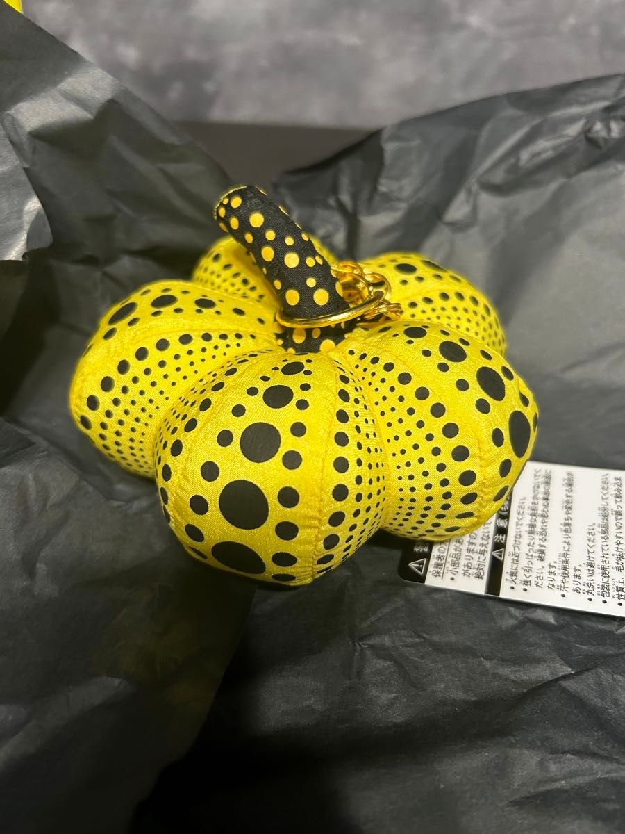 草間彌生　キーリング　マスコット　オブジェ　Kusama キーホルダー かぼちゃ オブジェ 南瓜 パンプキン 草間弥生 カボチャ 