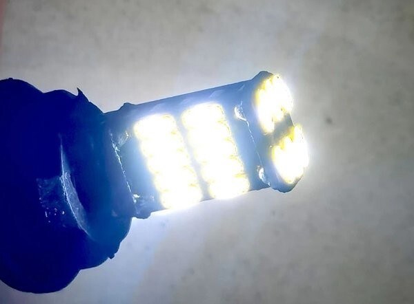 超爆光！4個セット キャンセラー内蔵 T16 T10 LED ルームランプ ポジション ナンバー灯 バックランプ ホワイト 4014 45smd /45