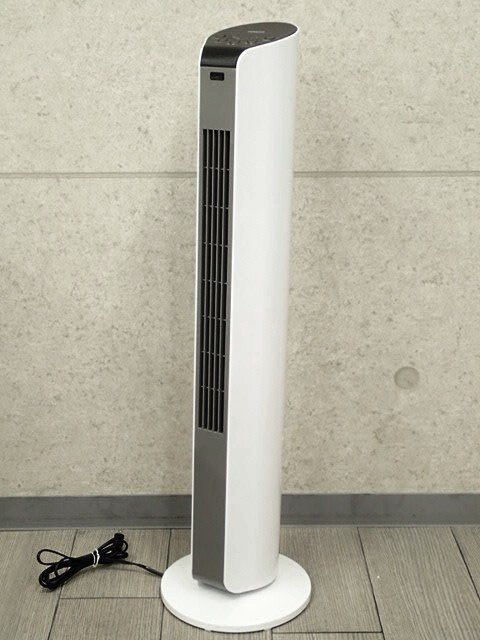 ●MT● 2023年製・超美品店頭展示品 スリムファン タワーファン 扇風機 リモコン付き Y.KSR-T80.4（SP-97）の画像1