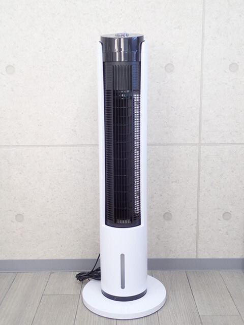 *MT*[ shop front exhibition goods * super-beauty goods ] cold air fan large air flow caster / remote control attaching left right yawing air flow 5 -step F.CR-BW.G40(W)( tube SA-78)