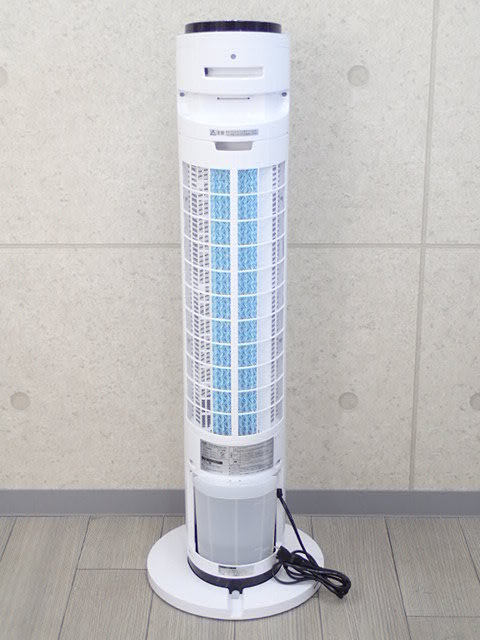 *MT*[ shop front exhibition goods * super-beauty goods ] cold air fan large air flow caster / remote control attaching left right yawing air flow 5 -step F.CR-BW.G40(W)( tube SA-78)