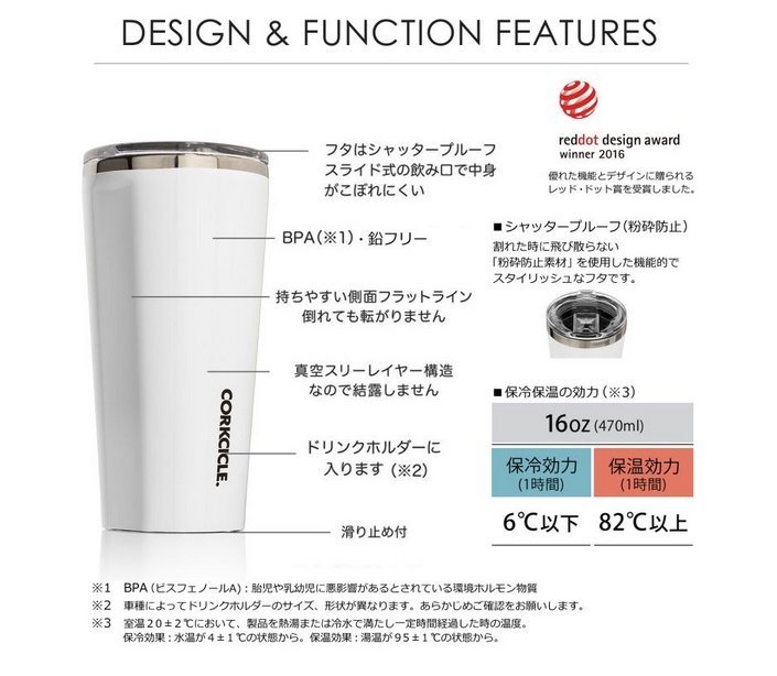 【定形外/送料無料】 新品　保冷 保温 タンブラー 16oz/470ml GRAPHITE/グレー (管理B No-Y)_画像4