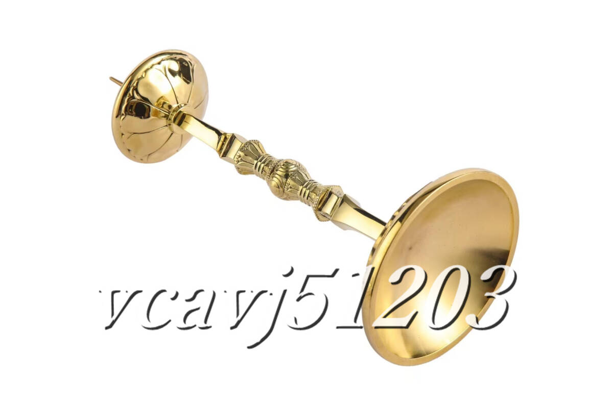 密教法具 寺院用仏具」極上品 大々型 両用 燭台 一対 仏具 真鍮 密教法具 寺院用仏具」極上品 大々型 両用 燭台 一対 仏具 真鍮