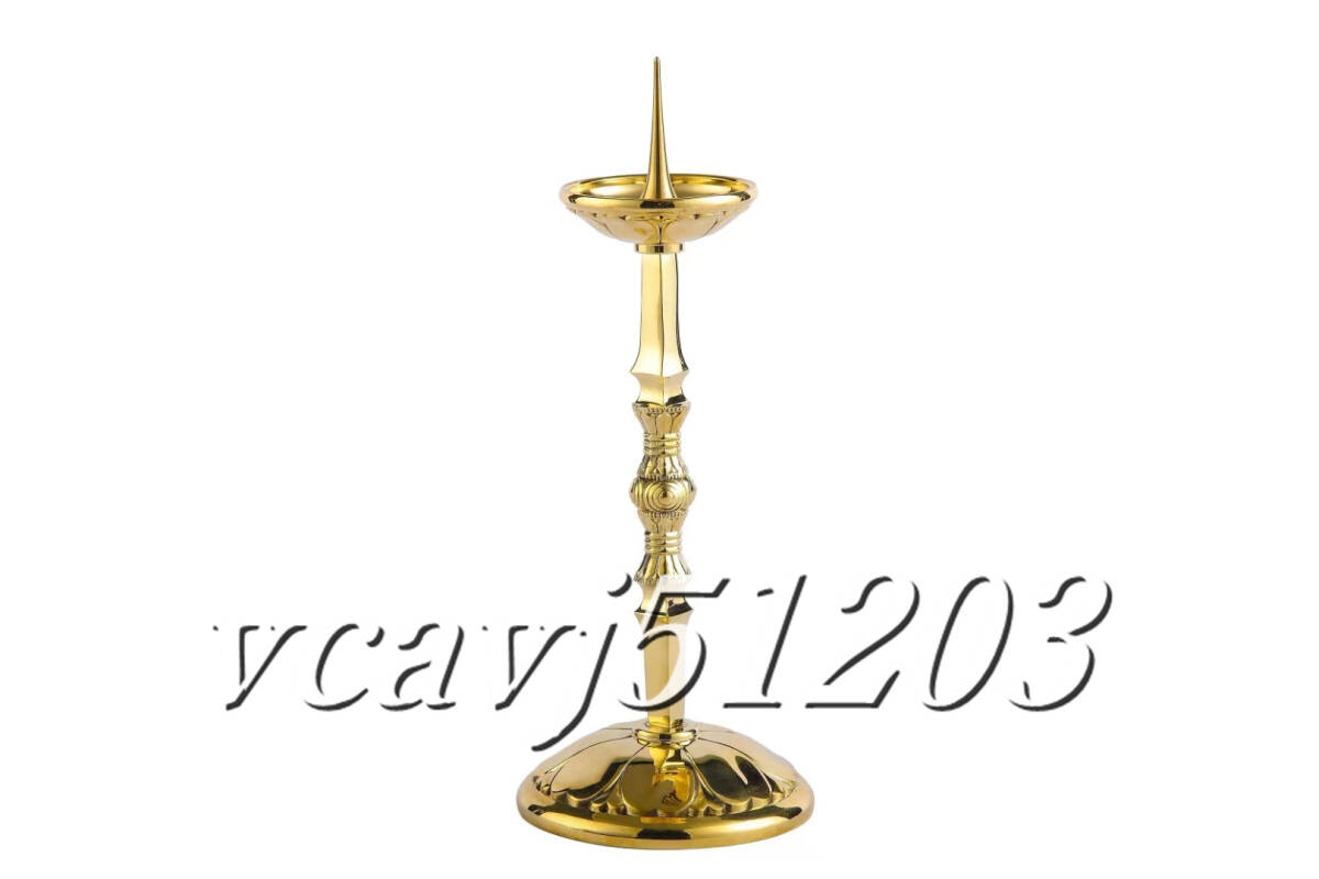 密教法具 寺院用仏具」極上品 大々型 両用 燭台 一対 仏具 真鍮 密教法具 寺院用仏具」極上品 大々型 両用 燭台 一対 仏具 真鍮