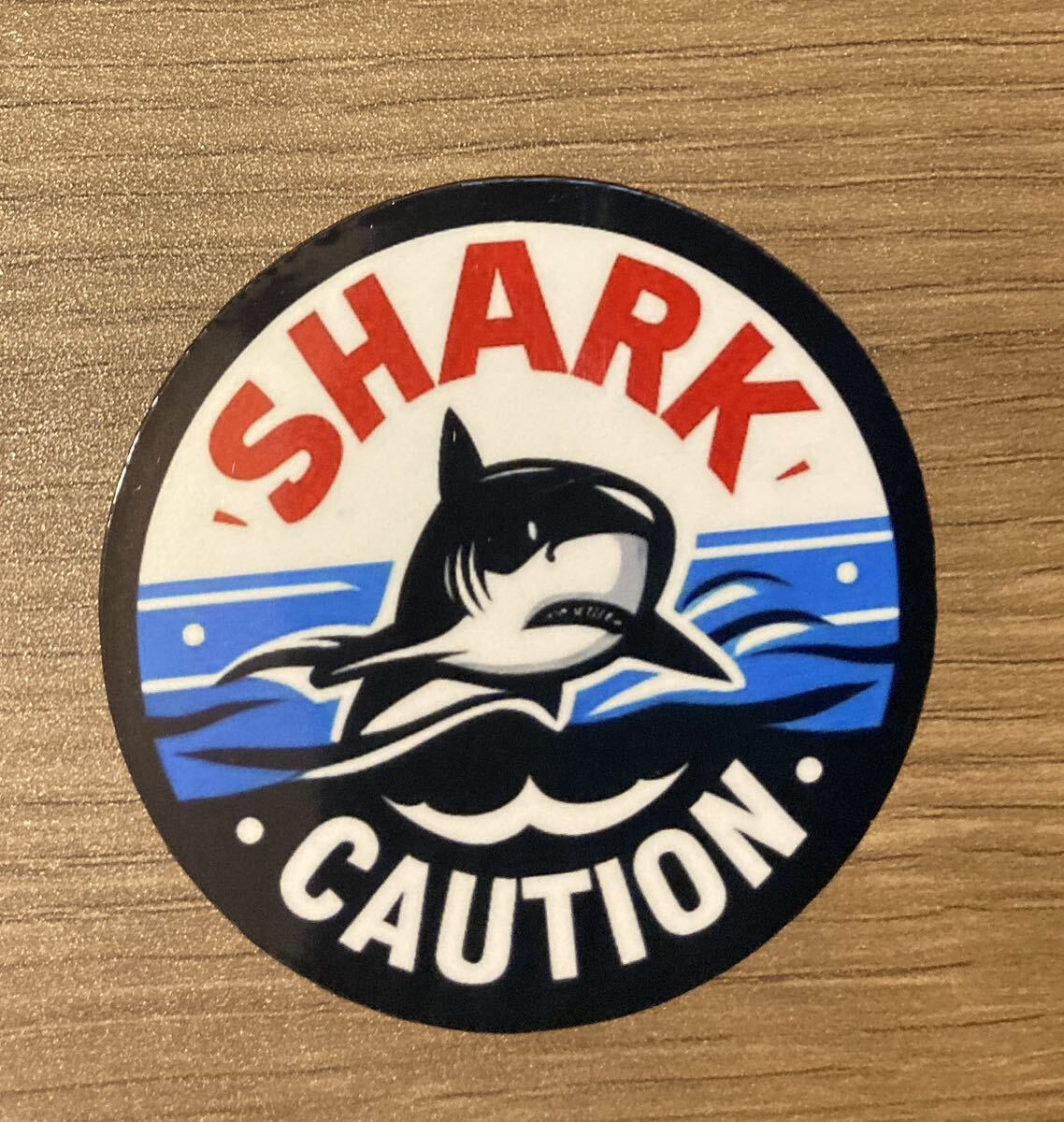 サメ出品注意釣りフィッシングステッカー海シャーク_画像1