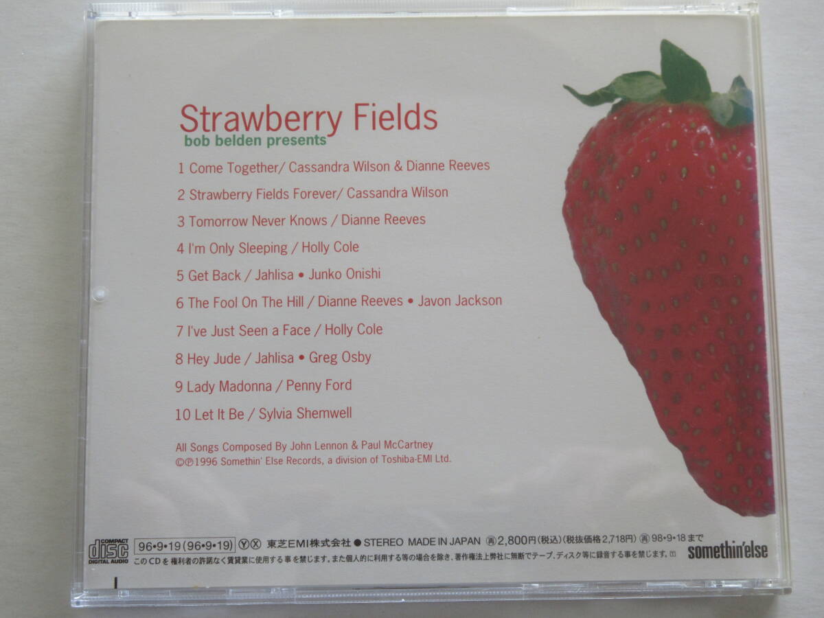 BOB BELDEN PRESENTS / STRAWBERRY FIELDS /ビートルズ、カサンドラ・ウィルソン、ダイアン・リーヴス　★ＣＤ国内盤_画像2