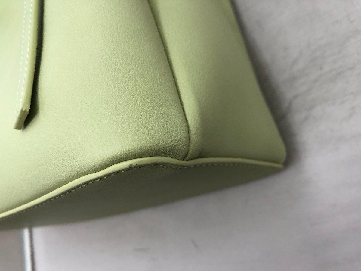 [MURUA]mrua2WAY bag melon green leather SY02-EI6