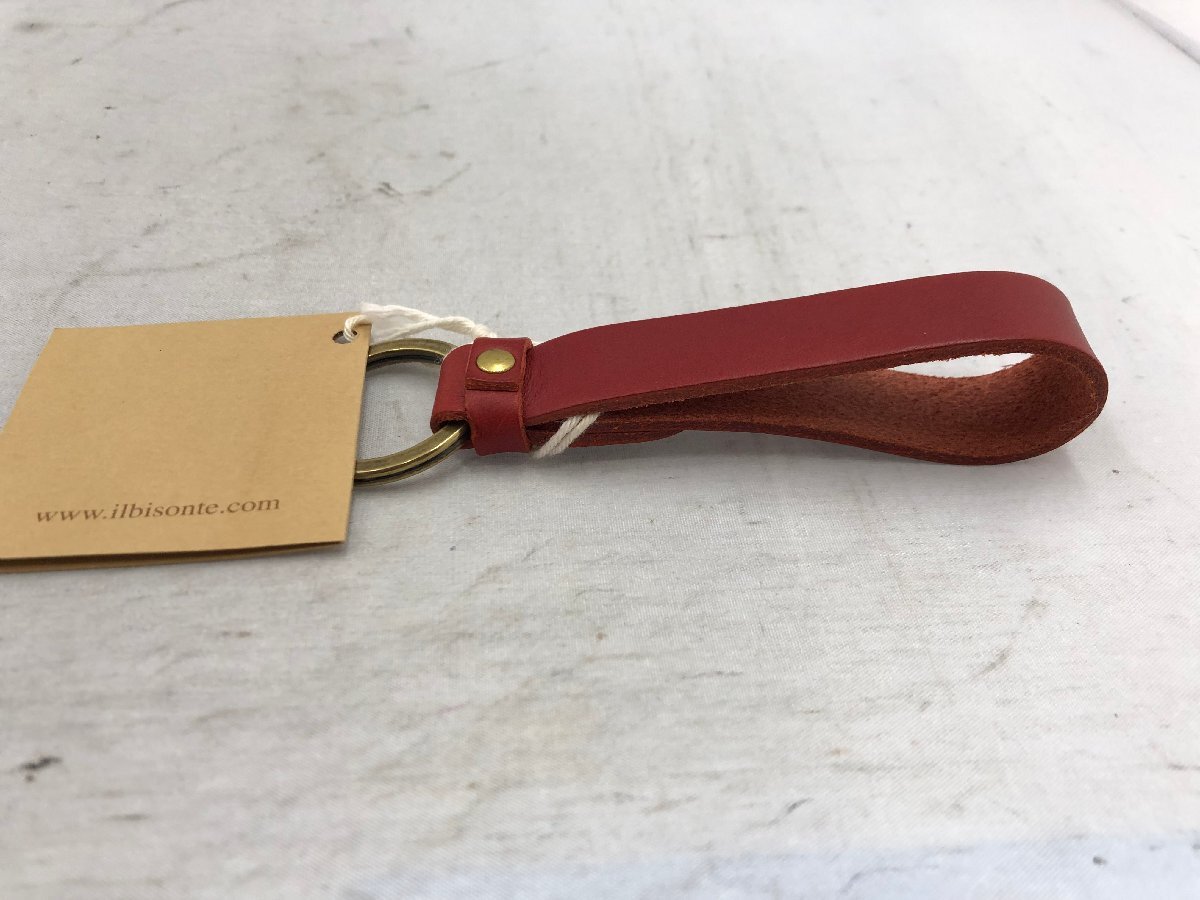 [IL BISONTE] Il Bisonte key holder wine red leather SY02-EA2