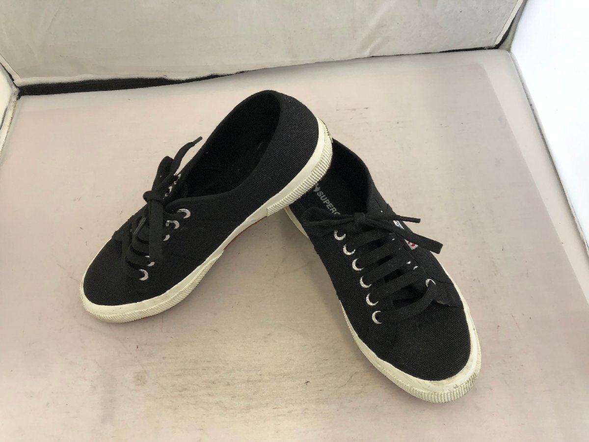 【SUPERGA】スペルガ　ユニセックススニーカー　ブラック　キャンバス　40（約25.5cm）　SY02-ER3_画像1