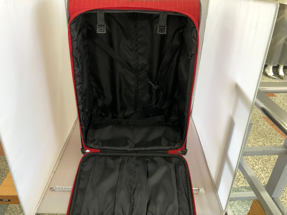 [TOPVALU SERECT] top burr . select Carry case red synthetic fibre cloth SY02-EQT