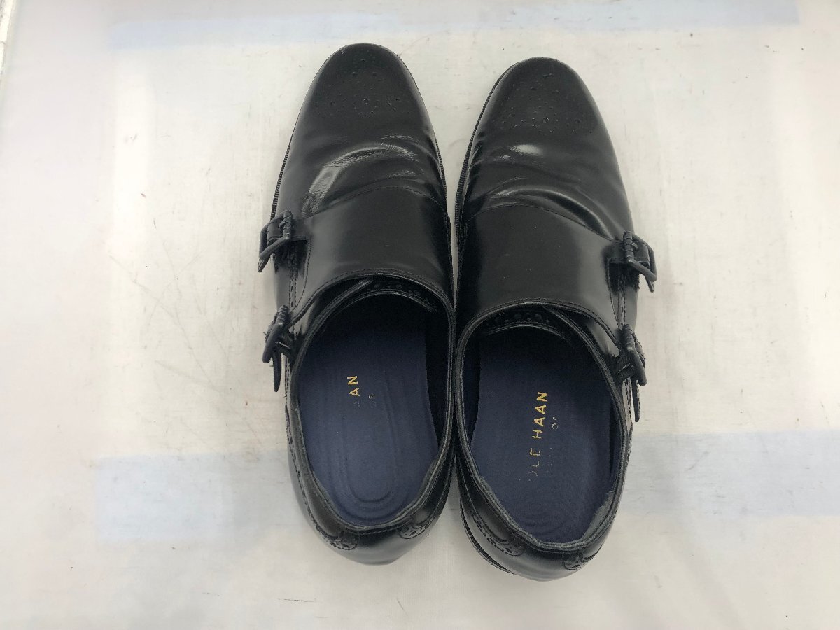 【COLE HAAN】コールハーン　メンズシューズ　ブラック　レザー　9W（約27cm相当）　SY02-E5R_画像6