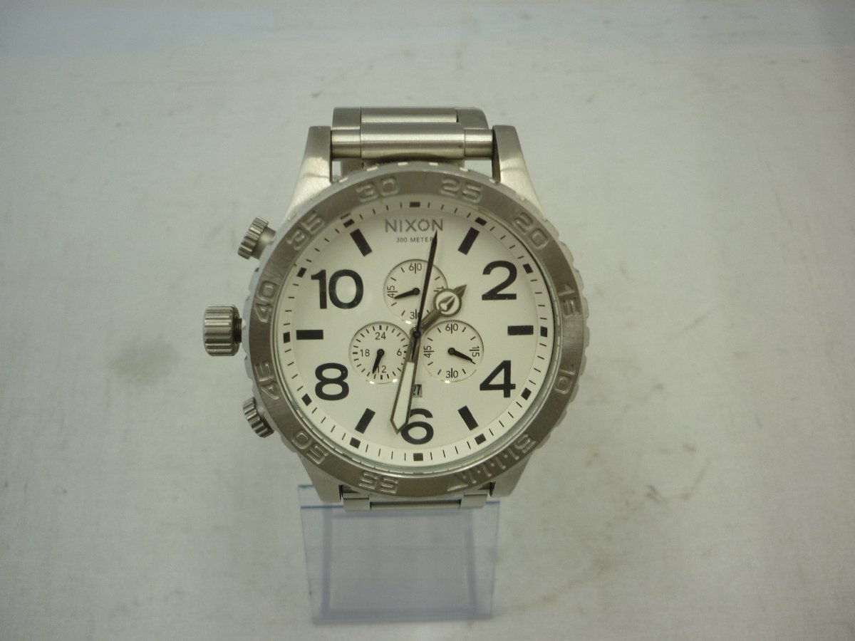 【NIXON】ニクソン　クロノグラフ　デイト　レフトハンドモデル　THE51-30CHRONO　クォーツ　メンズ腕時計　SY02-E1A_画像1