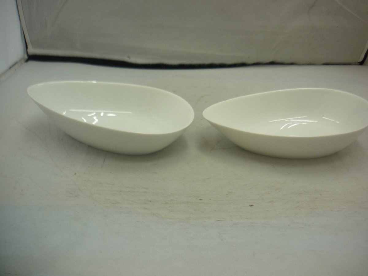 【RAYNAUD】レイノー　楕円形取り皿　2客セット　ホワイト　SY02-DOD_画像6
