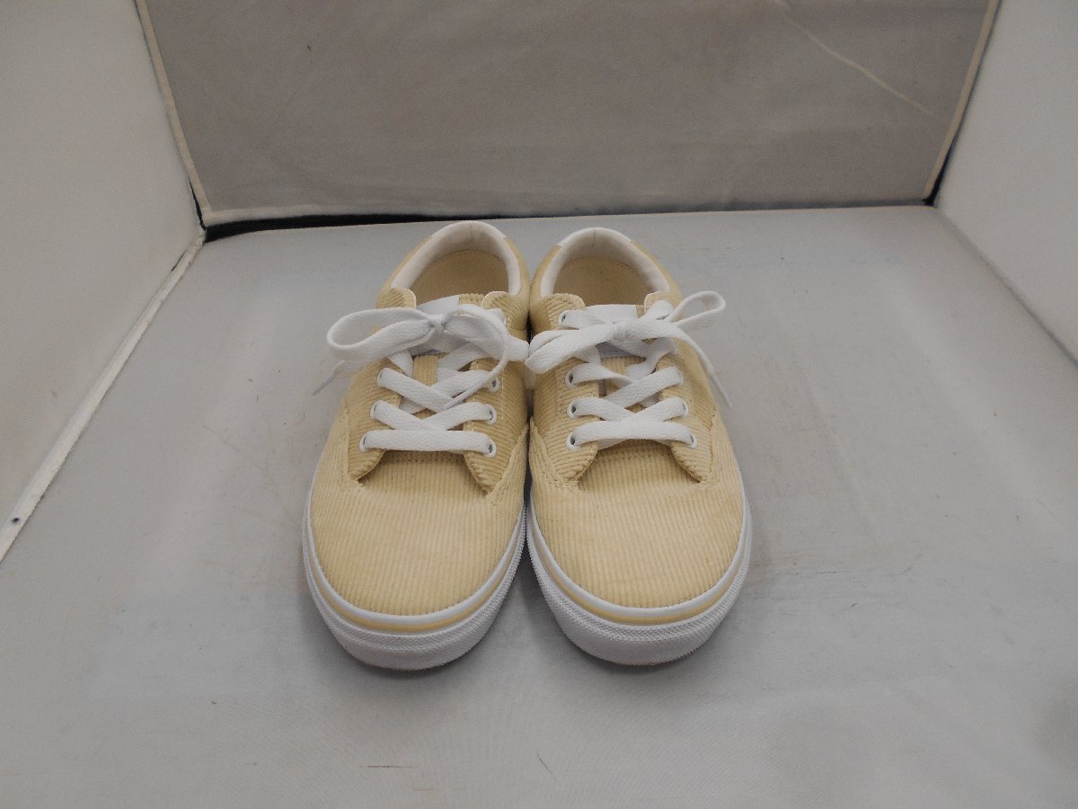 【VANS】ヴァンズ　レディーススニーカー　ベージュ　コーデュロイ　24.5cm　SY02-CVU_画像2