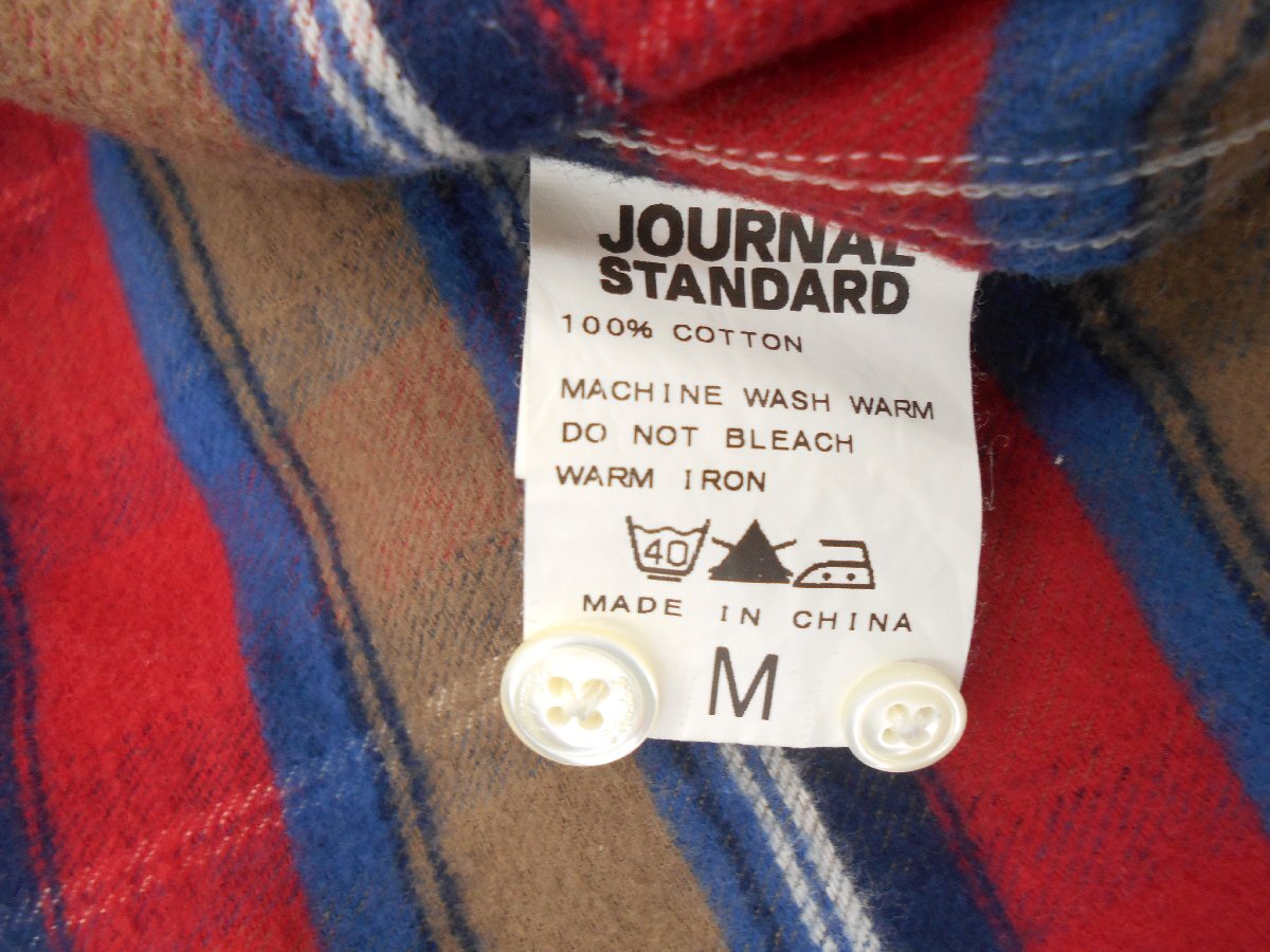 【JOURNAL STANDARD】ジャーナルスタンダード　メンズ　ロングスリーブシャツ　Mサイズ　SY02-WY8_画像7