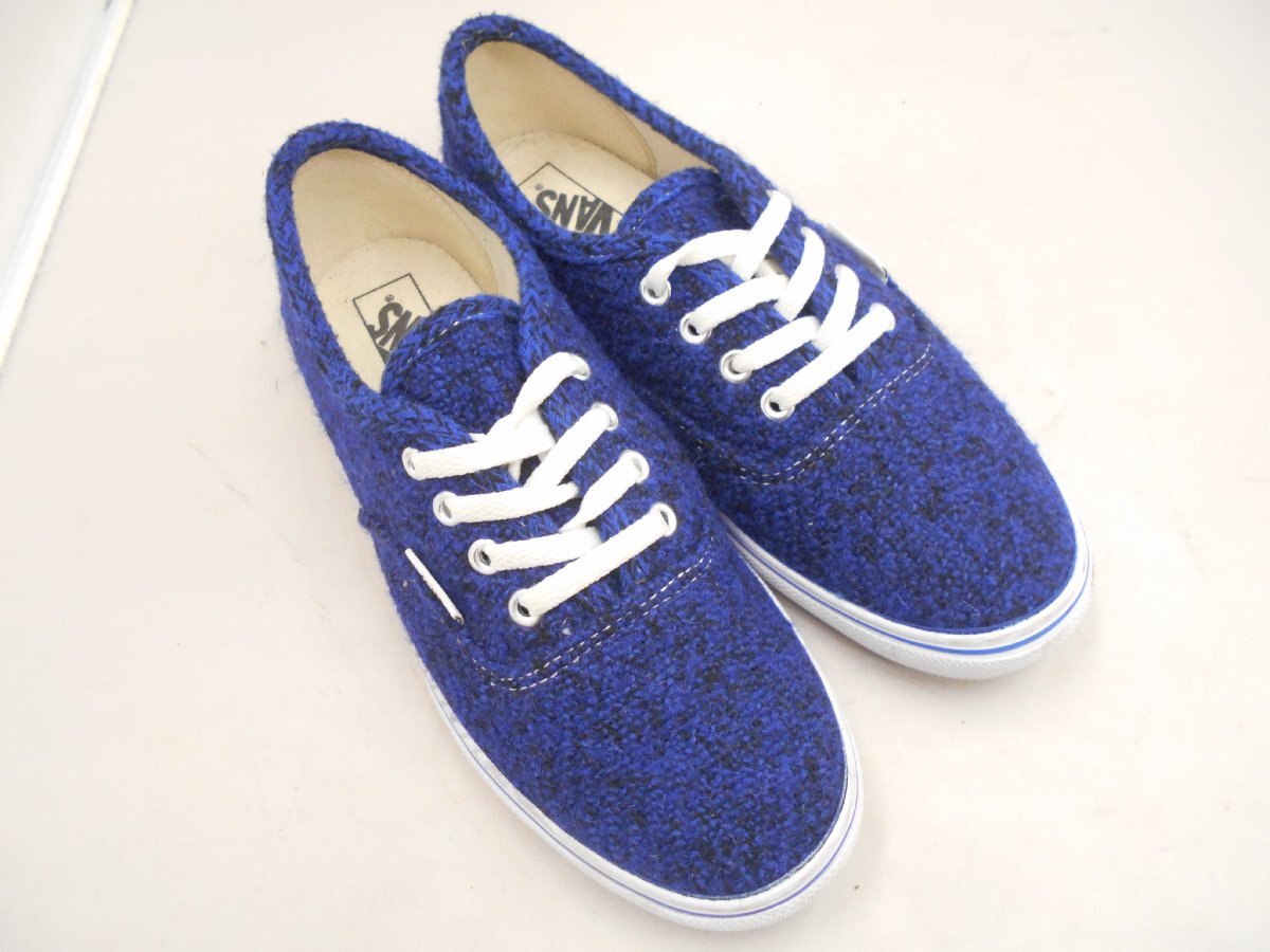 [VANS] Van z женский спортивные туфли off The wall темно-синий шерсть ткань 23.5cm SY02-XN8