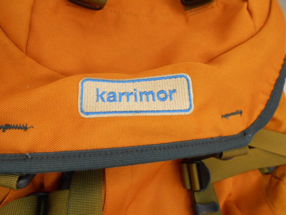 [Karrimor ridge] Karrimor ridge rucksack pumpkin yellow nylon SY02-CU1