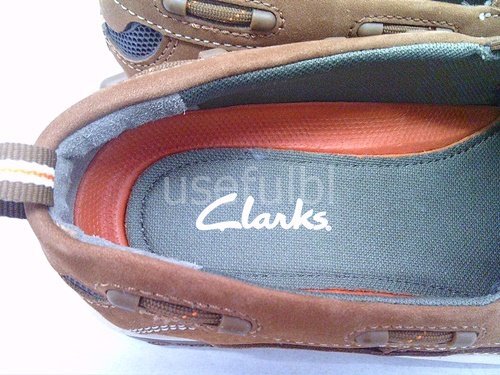 【CLARKS】　クラークス　スリッポン　ドライビングシューズ　靴　メンズ　ブラウン　茶系　スエード　25.5cm　SY03-P17*_画像7